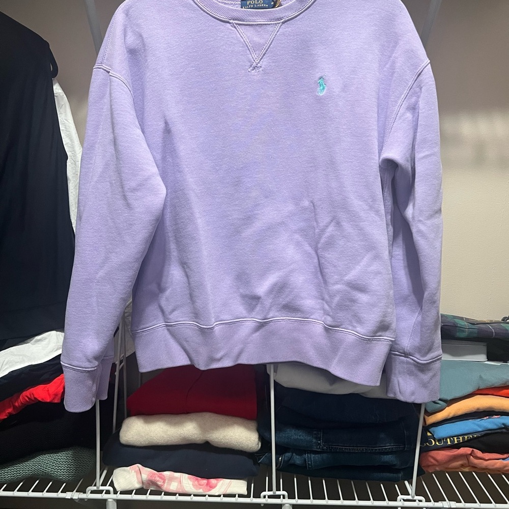 Polo by Ralph Lauren Lavender Crewneck Sweatshirt